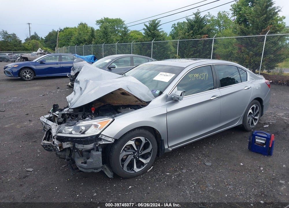 2017 HONDA ACCORD EX VIN: 1HGCR2F72HA003895