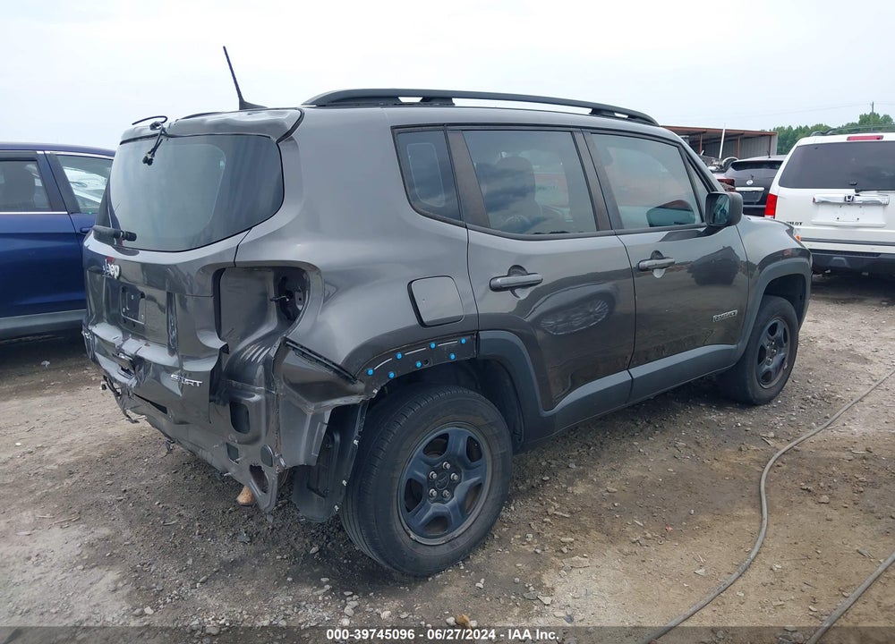 2018 JEEP RENEGADE SPORT 4X4 VIN: ZACCJBAB1JPG77561