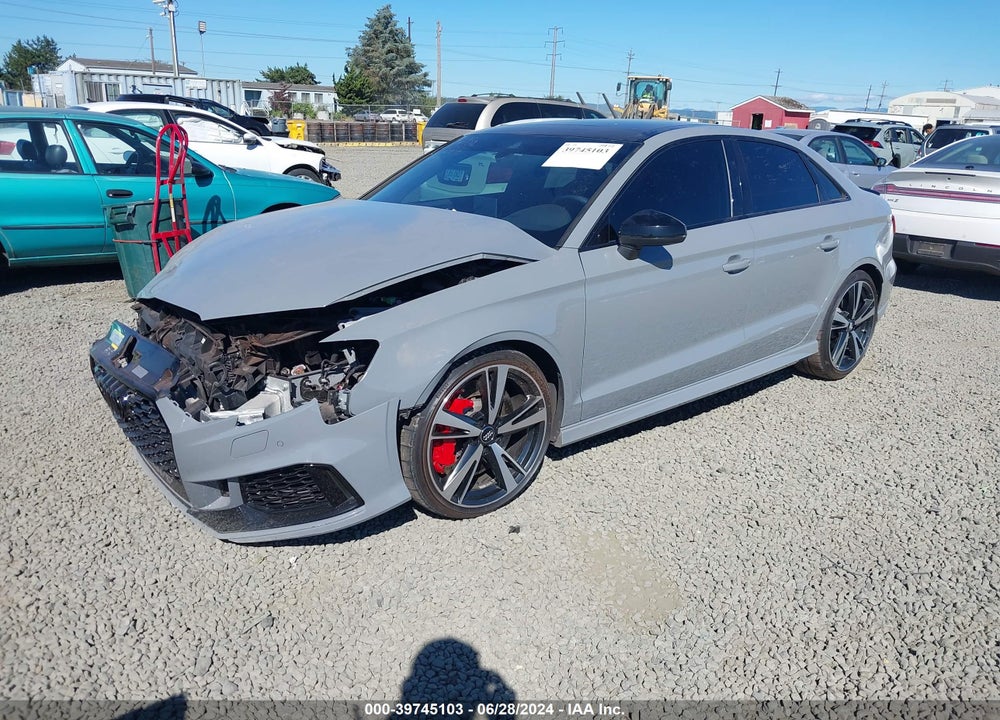 2020 AUDI RS 3 TFSI QUATTRO S TRONIC VIN: WUABWGFF6LA901970