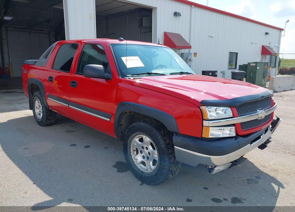 2005 CHEVROLET AVALANCHE 1500 Z71 VIN: 3GNEK12Z05G175196