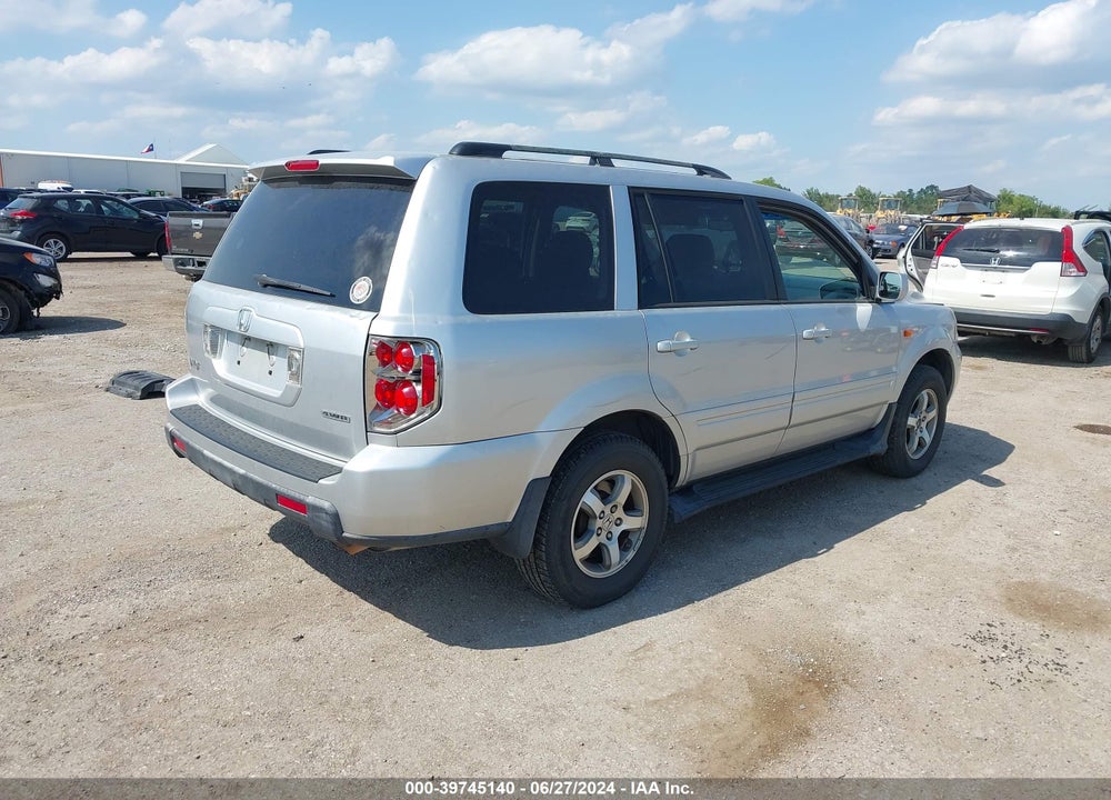2006 HONDA PILOT EX VIN: 2HKYF18476H557028