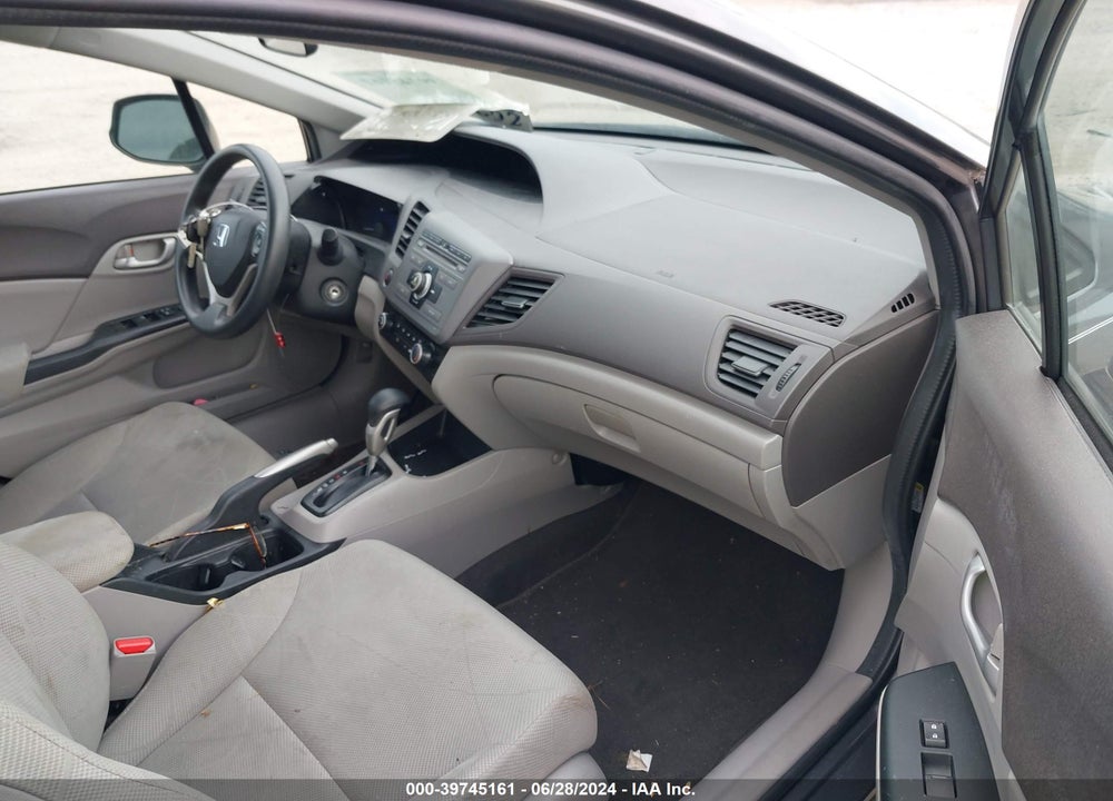 2012 HONDA CIVIC LX VIN: 2HGFB2F56CH599667