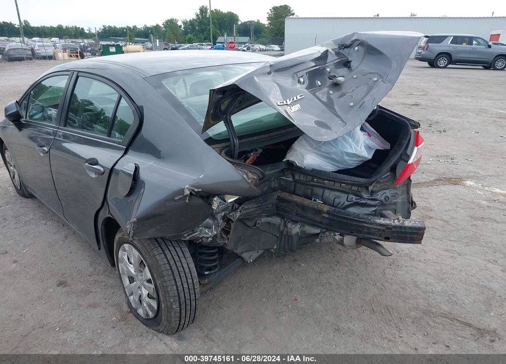 2012 HONDA CIVIC LX VIN: 2HGFB2F56CH599667