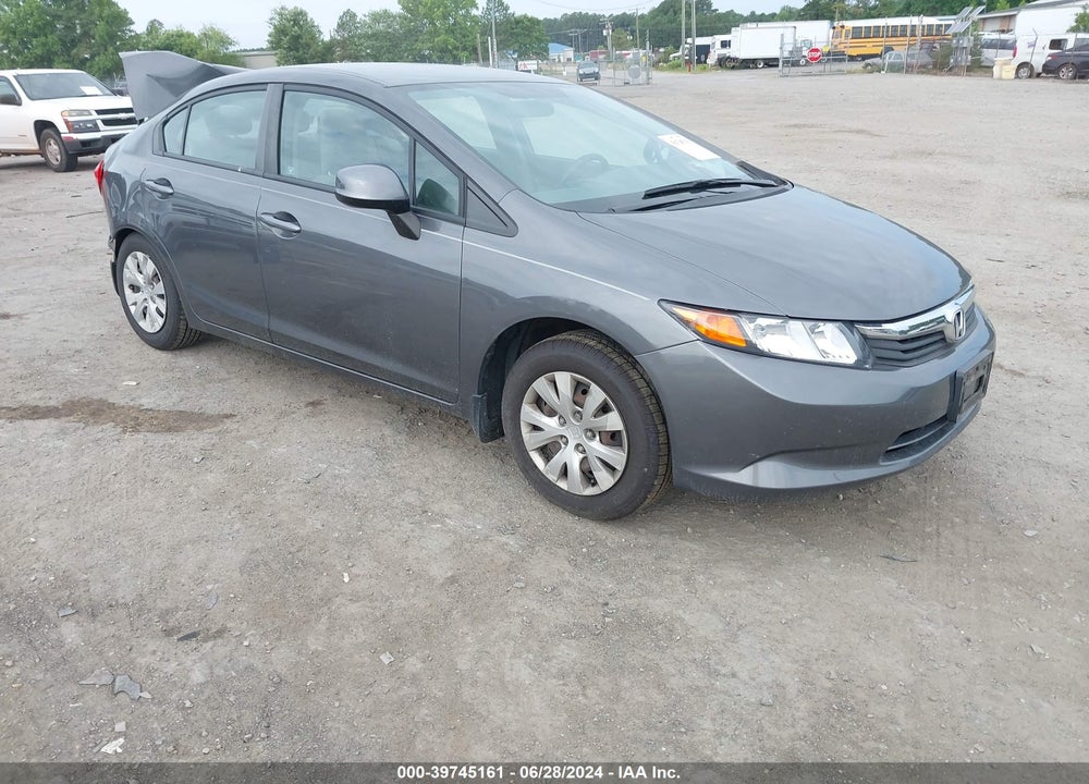 2012 HONDA CIVIC LX VIN: 2HGFB2F56CH599667