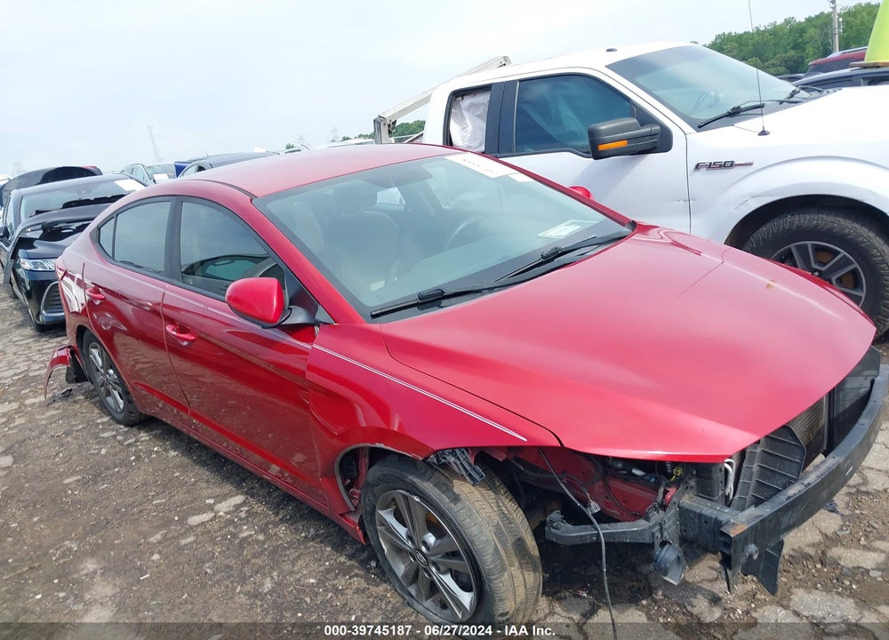 2017 HYUNDAI ELANTRA SE VIN: KMHD84LF3HU191396