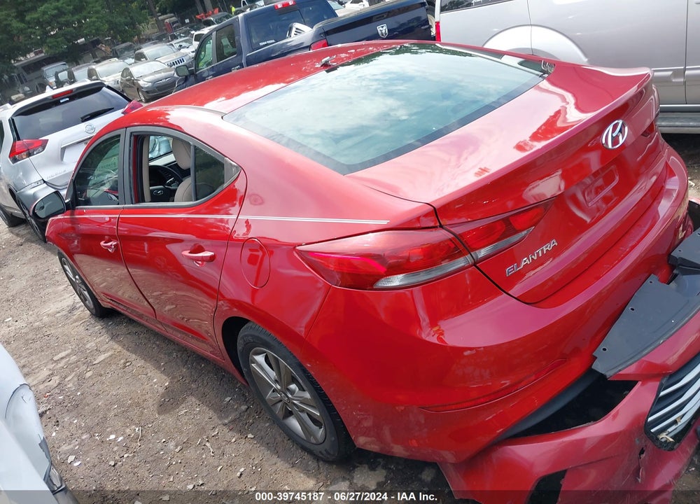 2017 HYUNDAI ELANTRA SE VIN: KMHD84LF3HU191396