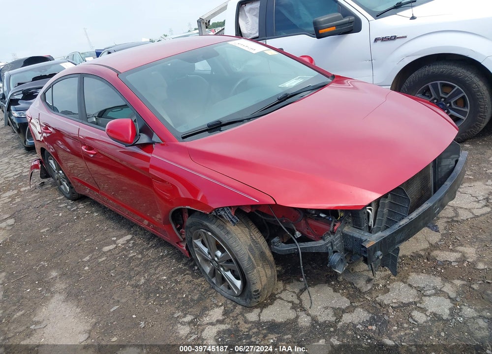 2017 HYUNDAI ELANTRA SE VIN: KMHD84LF3HU191396