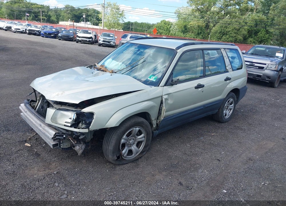 2005 SUBARU FORESTER 2.5X VIN: JF1SG63615H752425