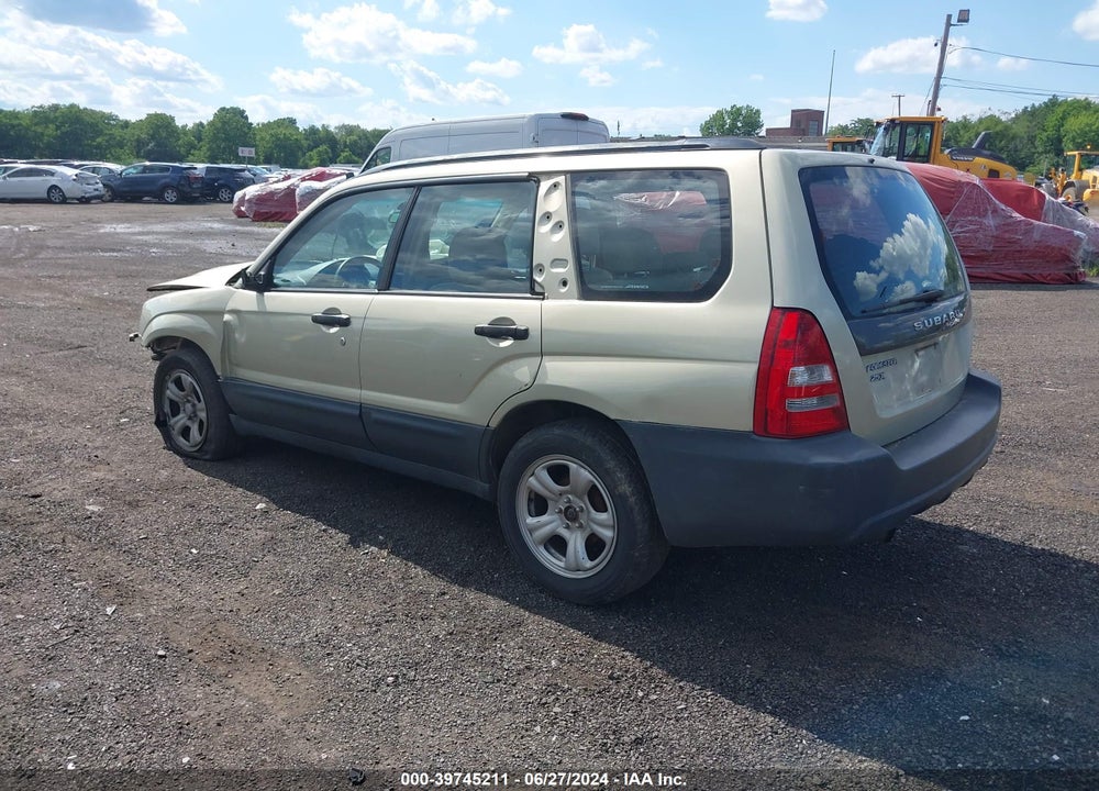 2005 SUBARU FORESTER 2.5X VIN: JF1SG63615H752425