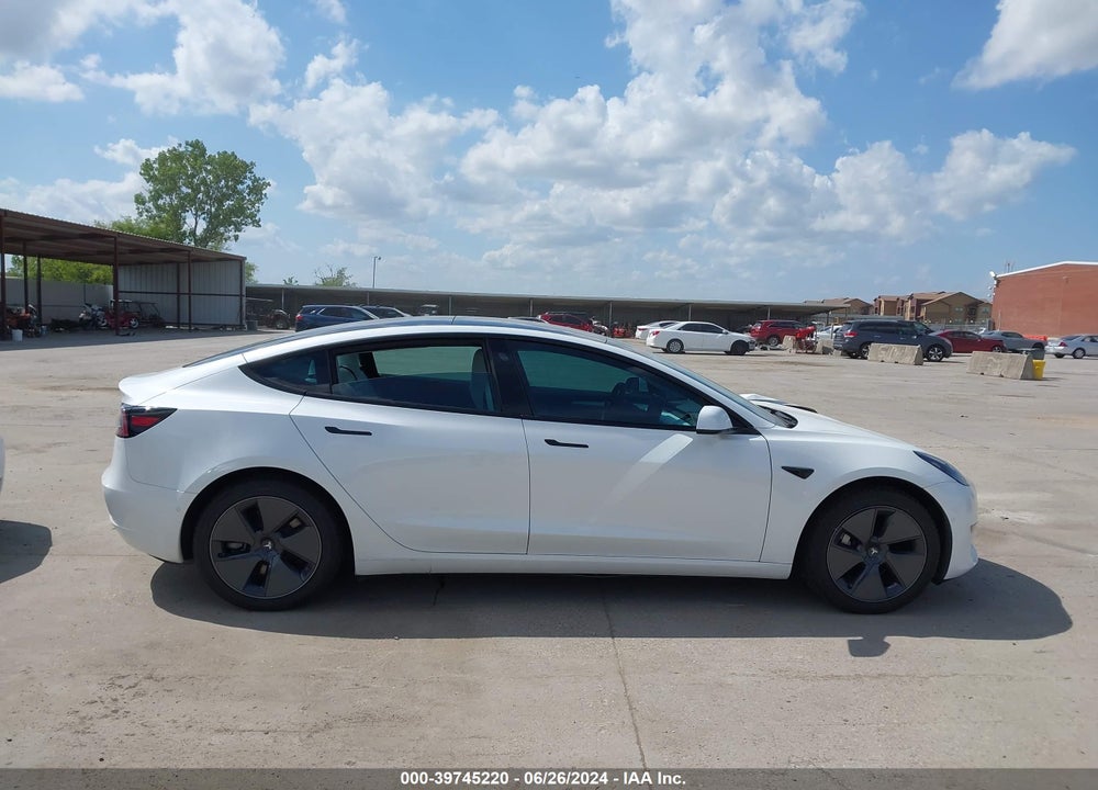 2021 TESLA MODEL 3 STANDARD RANGE PLUS REAR-WHEEL DRIVE VIN: 5YJ3E1EAXMF084924