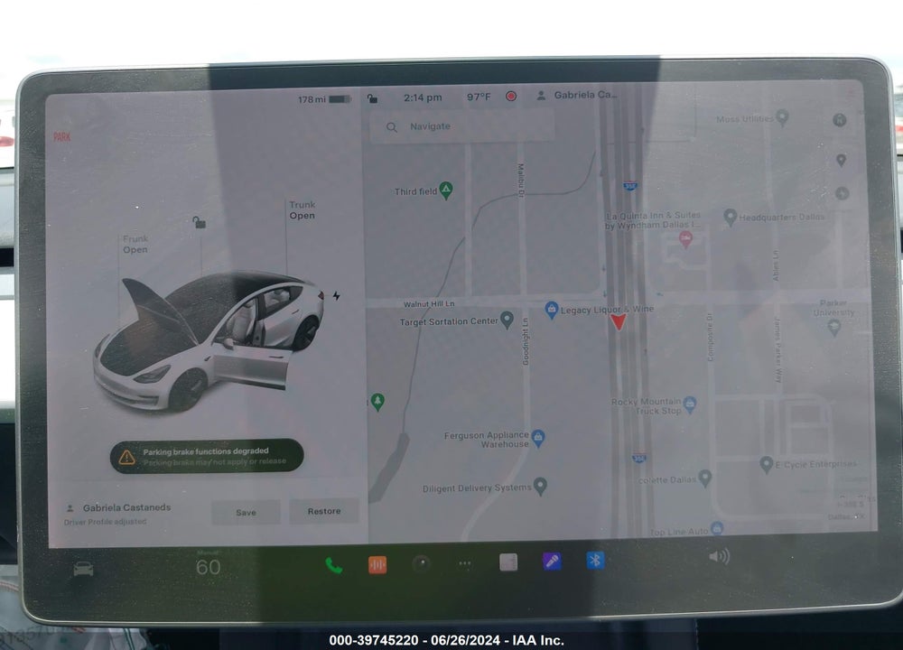 2021 TESLA MODEL 3 STANDARD RANGE PLUS REAR-WHEEL DRIVE VIN: 5YJ3E1EAXMF084924