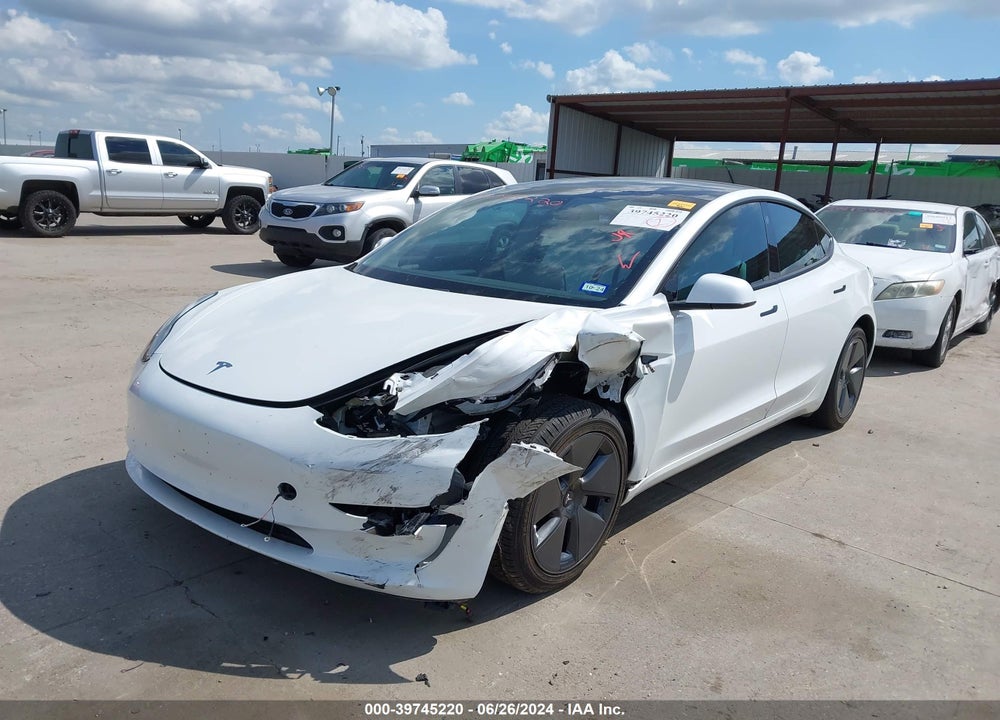 2021 TESLA MODEL 3 STANDARD RANGE PLUS REAR-WHEEL DRIVE VIN: 5YJ3E1EAXMF084924