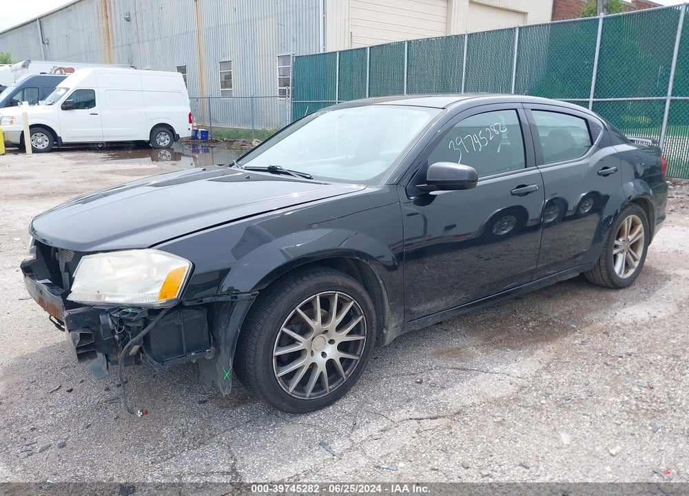 2011 DODGE AVENGER MAINSTREET VIN: 1B3BD1FG7BN512241