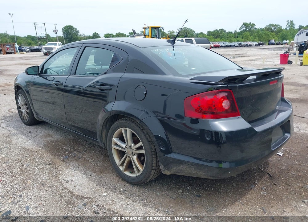 2011 DODGE AVENGER MAINSTREET VIN: 1B3BD1FG7BN512241