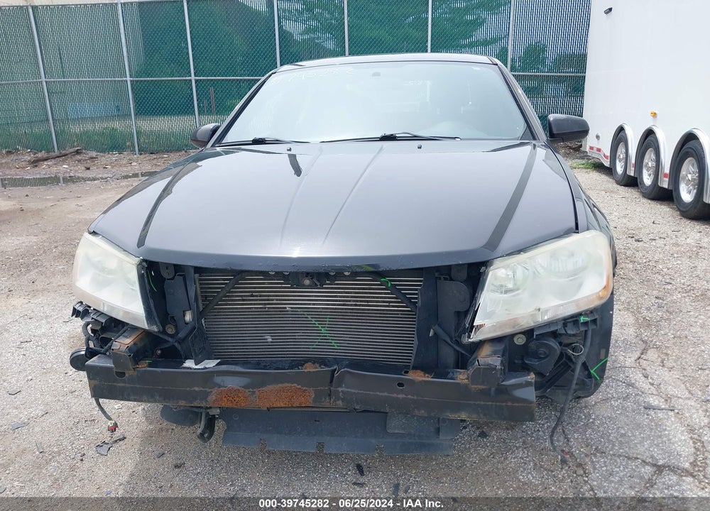 2011 DODGE AVENGER MAINSTREET VIN: 1B3BD1FG7BN512241