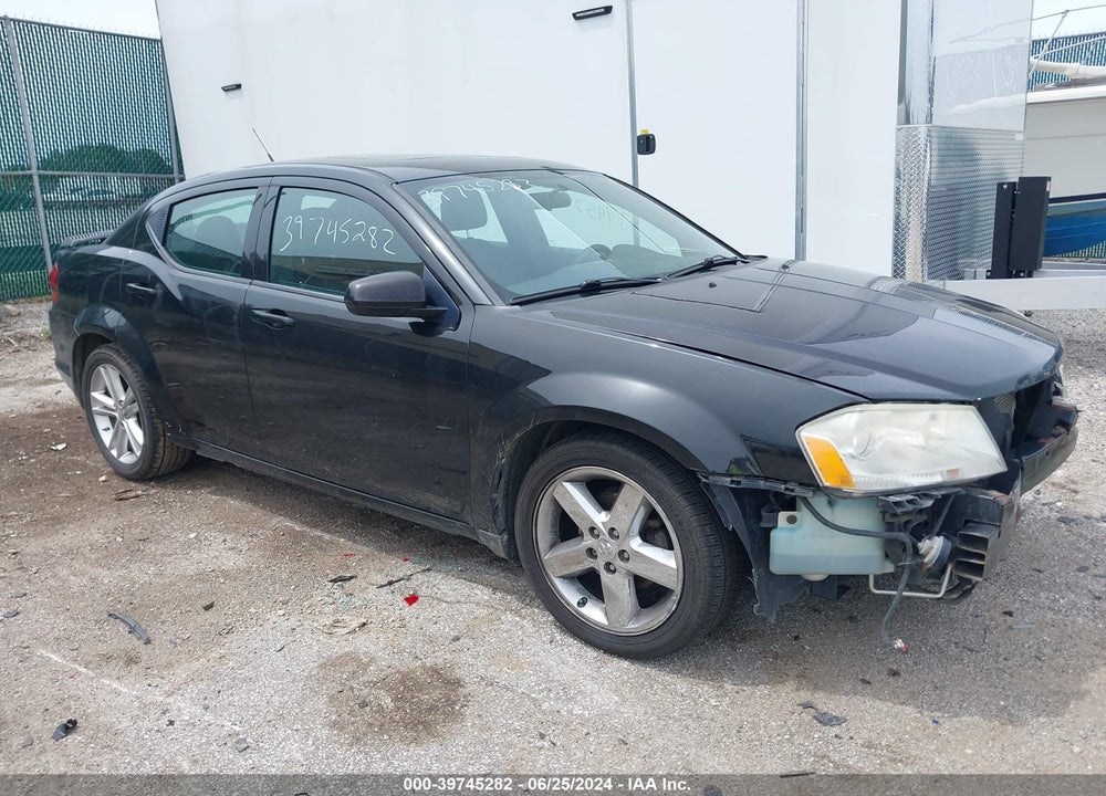 2011 DODGE AVENGER MAINSTREET VIN: 1B3BD1FG7BN512241