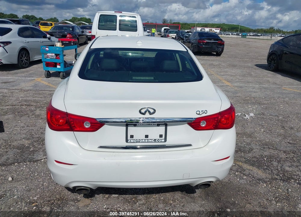 2015 INFINITI Q50 PREMIUM VIN: JN1BV7AP0FM345337