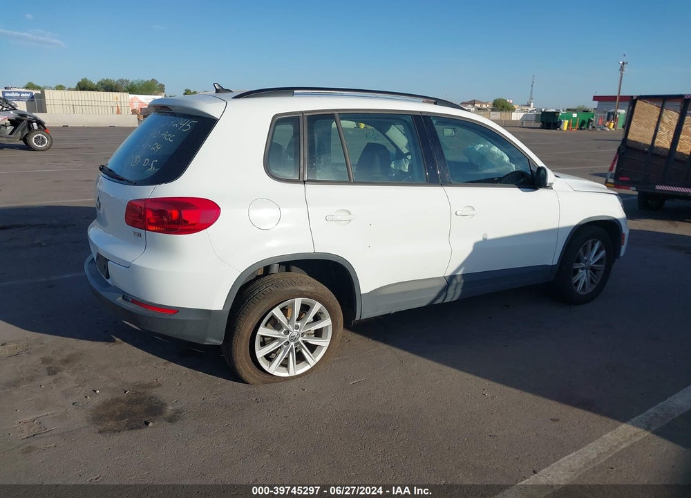 2018 VOLKSWAGEN TIGUAN LIMITED 2.0T VIN: WVGAV7AX5JK004928