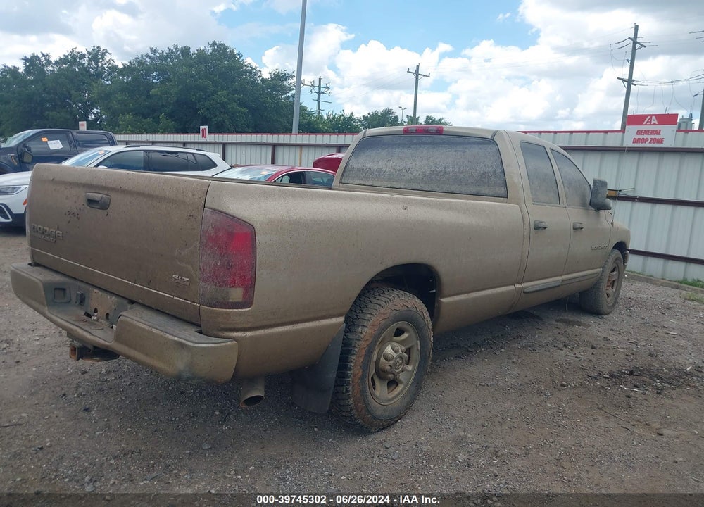 2004 DODGE RAM 2500 SLT/LARAMIE VIN: 3D7KA28C04G247848