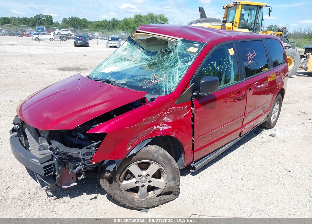2009 DODGE GRAND CARAVAN SE VIN: 1D8HN44E69B511345