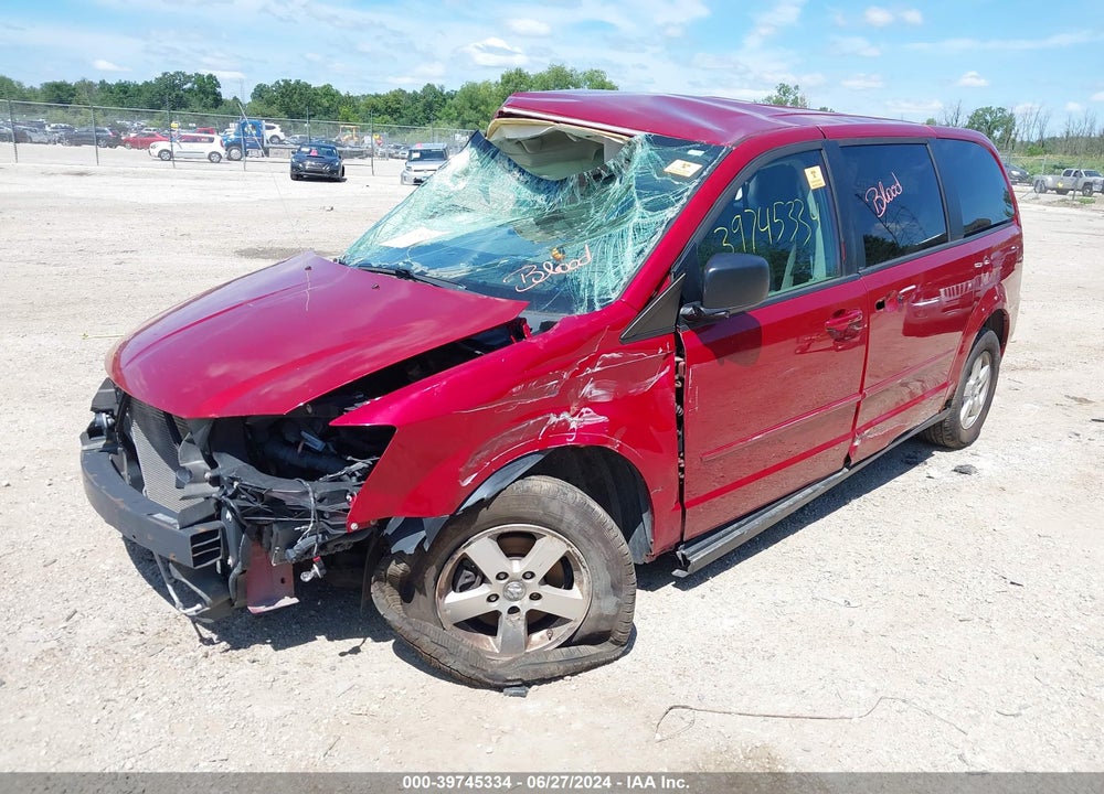 2009 DODGE GRAND CARAVAN SE VIN: 1D8HN44E69B511345