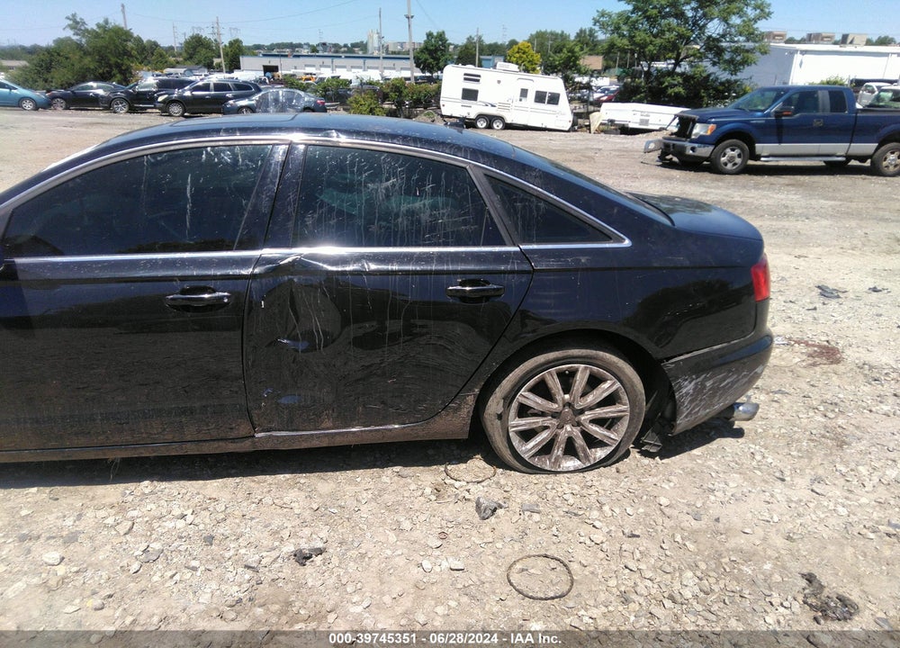 2013 AUDI A6 2.0T PREMIUM VIN: WAUGFAFCXDN127574