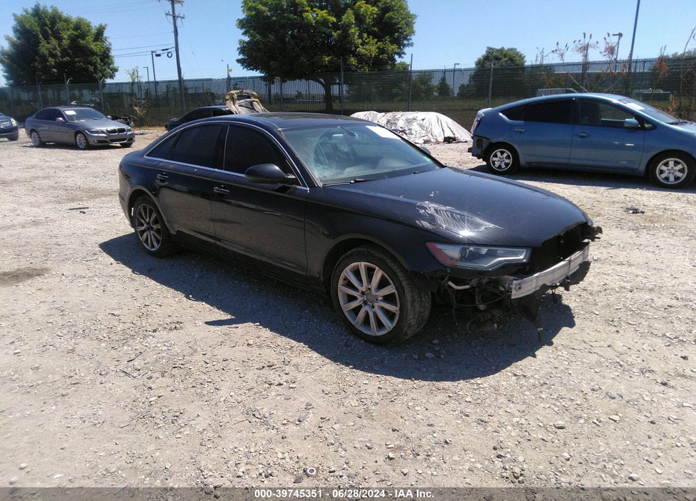 2013 AUDI A6 2.0T PREMIUM VIN: WAUGFAFCXDN127574