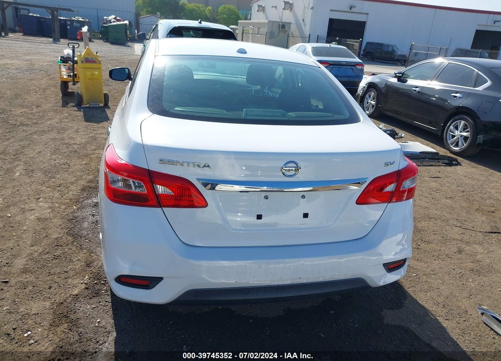 2019 NISSAN SENTRA SV VIN: 3N1AB7AP0KY422364