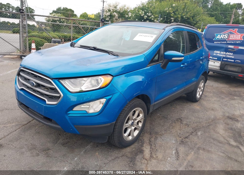 2018 FORD ECOSPORT SE VIN: MAJ6P1ULXJC223992