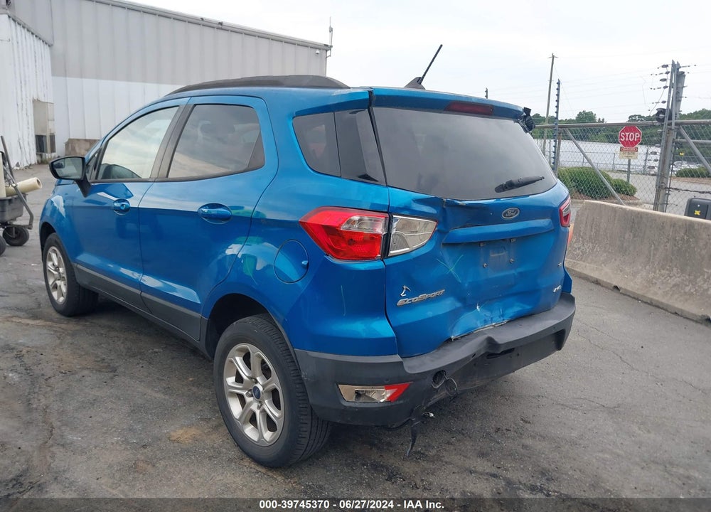 2018 FORD ECOSPORT SE VIN: MAJ6P1ULXJC223992