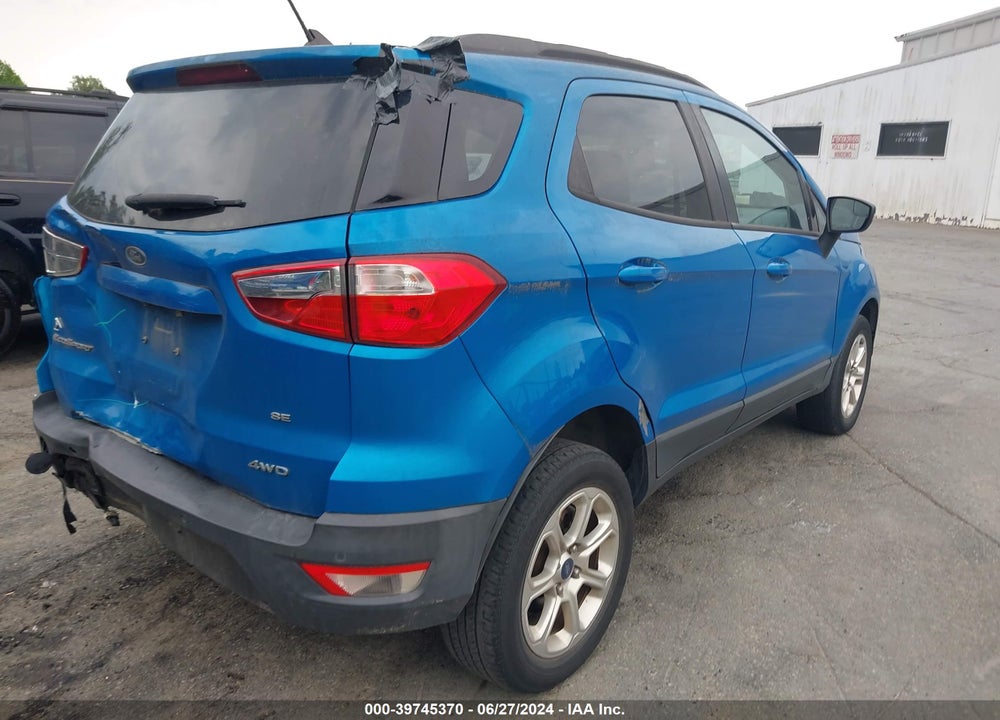 2018 FORD ECOSPORT SE VIN: MAJ6P1ULXJC223992