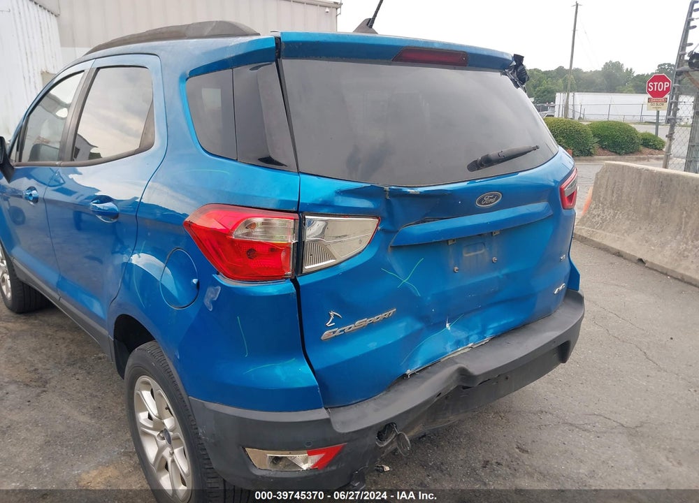 2018 FORD ECOSPORT SE VIN: MAJ6P1ULXJC223992