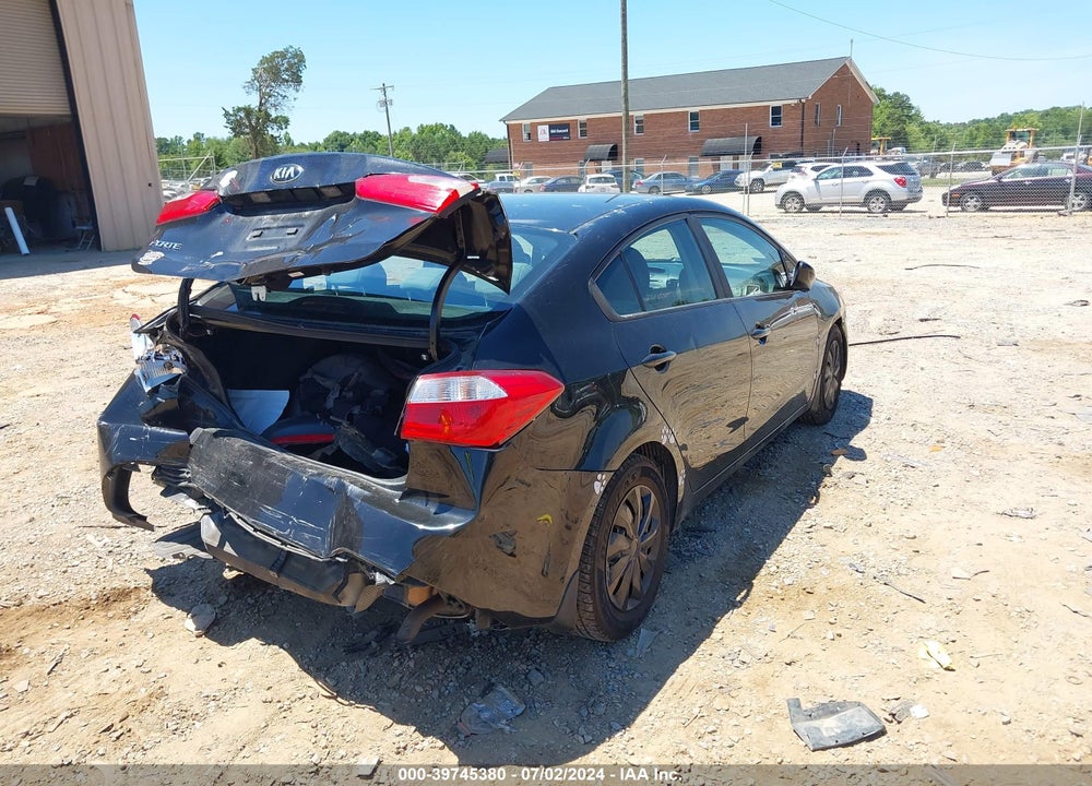 2016 KIA FORTE LX VIN: KNAFK4A60G5542515