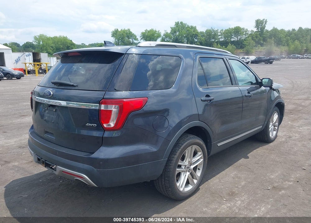 2017 FORD EXPLORER XLT VIN: 1FM5K8D86HGA83463
