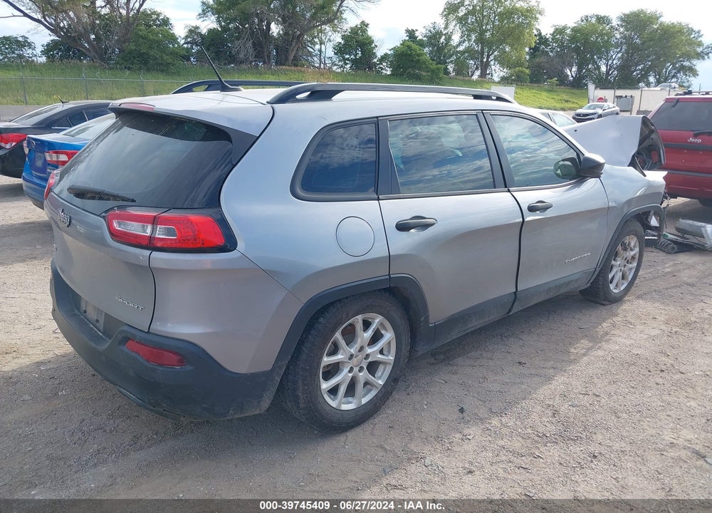 2015 JEEP CHEROKEE SPORT VIN: 1C4PJMAB9FW778645
