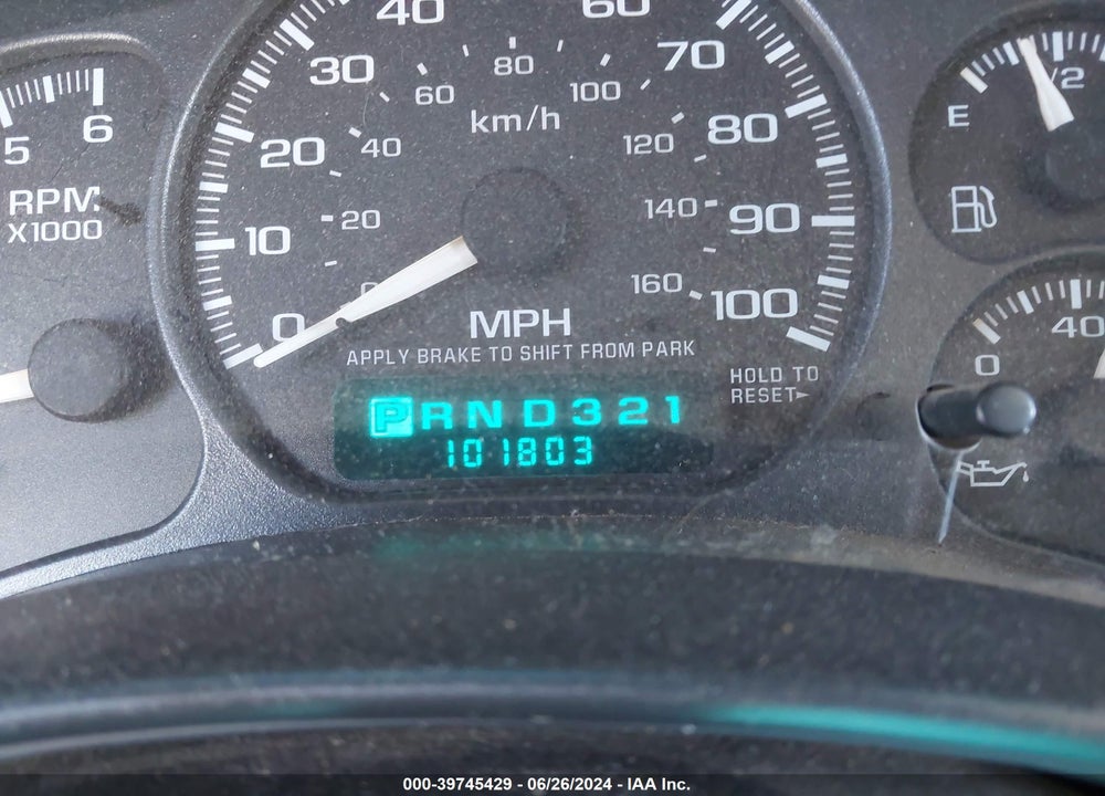 2002 CHEVROLET AVALANCHE 1500 VIN: 3GNEK13T62G256970