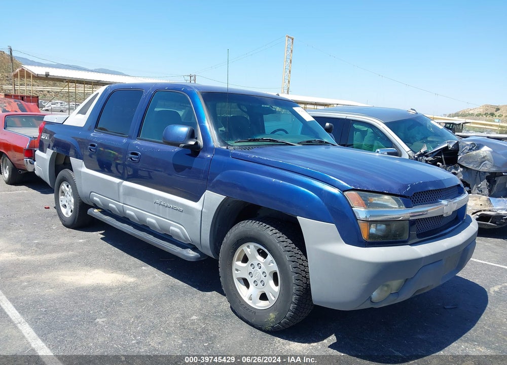 2002 CHEVROLET AVALANCHE 1500 VIN: 3GNEK13T62G256970