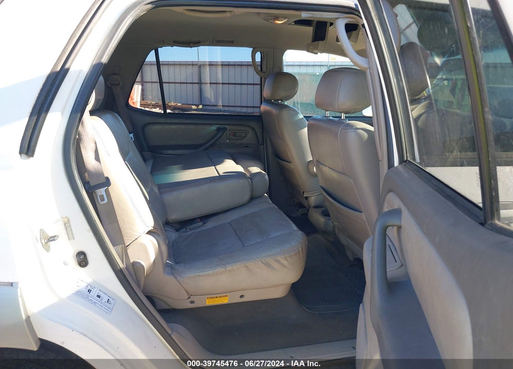 2003 TOYOTA SEQUOIA SR5 V8 VIN: 5TDZT34AX3S191625