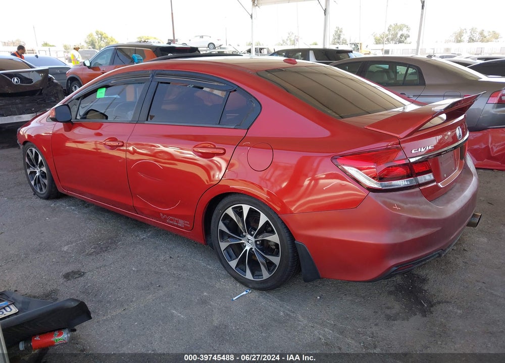 2013 HONDA CIVIC SI VIN: 2HGFB6E54DH710579
