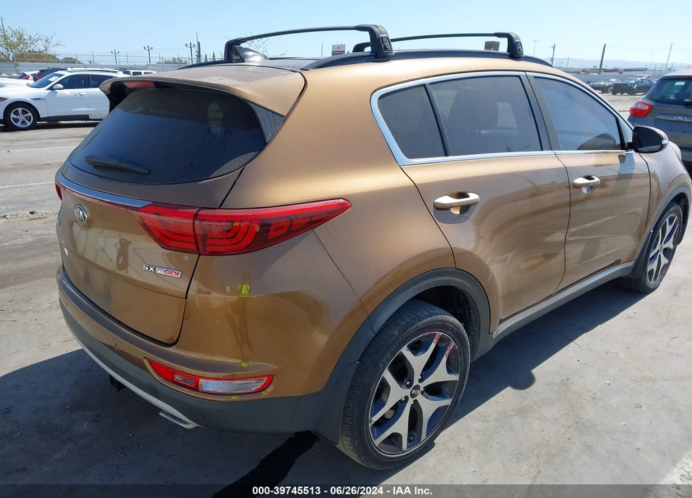 2018 KIA SPORTAGE SX TURBO VIN: KNDPR3A62J7378354