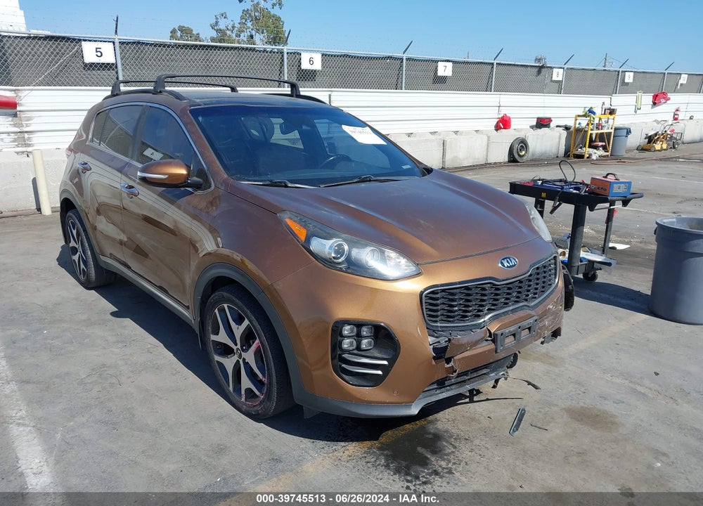 2018 KIA SPORTAGE SX TURBO VIN: KNDPR3A62J7378354