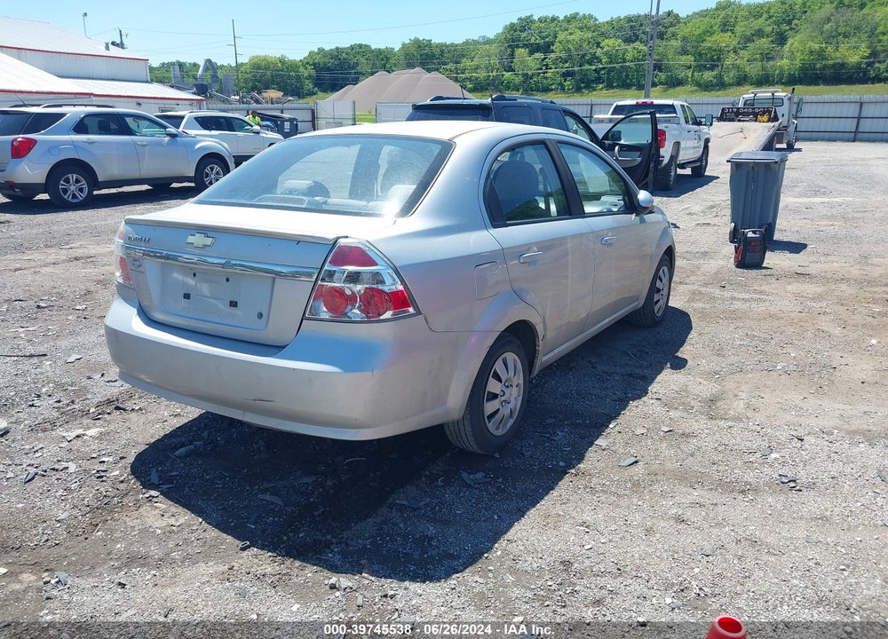 2009 CHEVROLET AVEO LT VIN: KL1TD56E79B635307