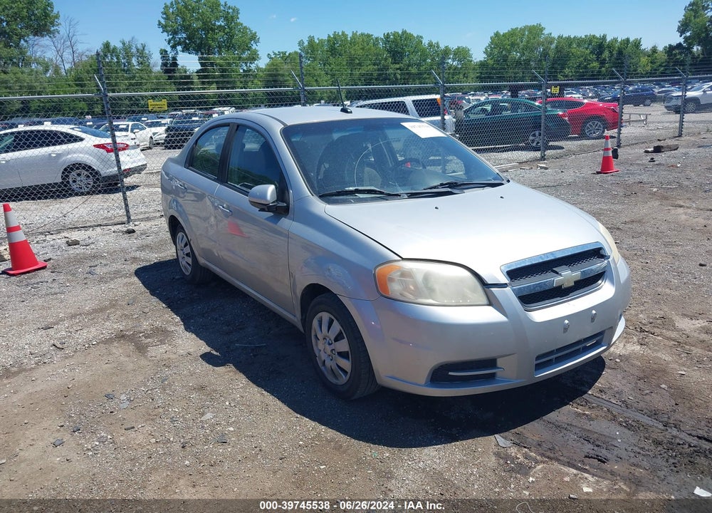 2009 CHEVROLET AVEO LT VIN: KL1TD56E79B635307