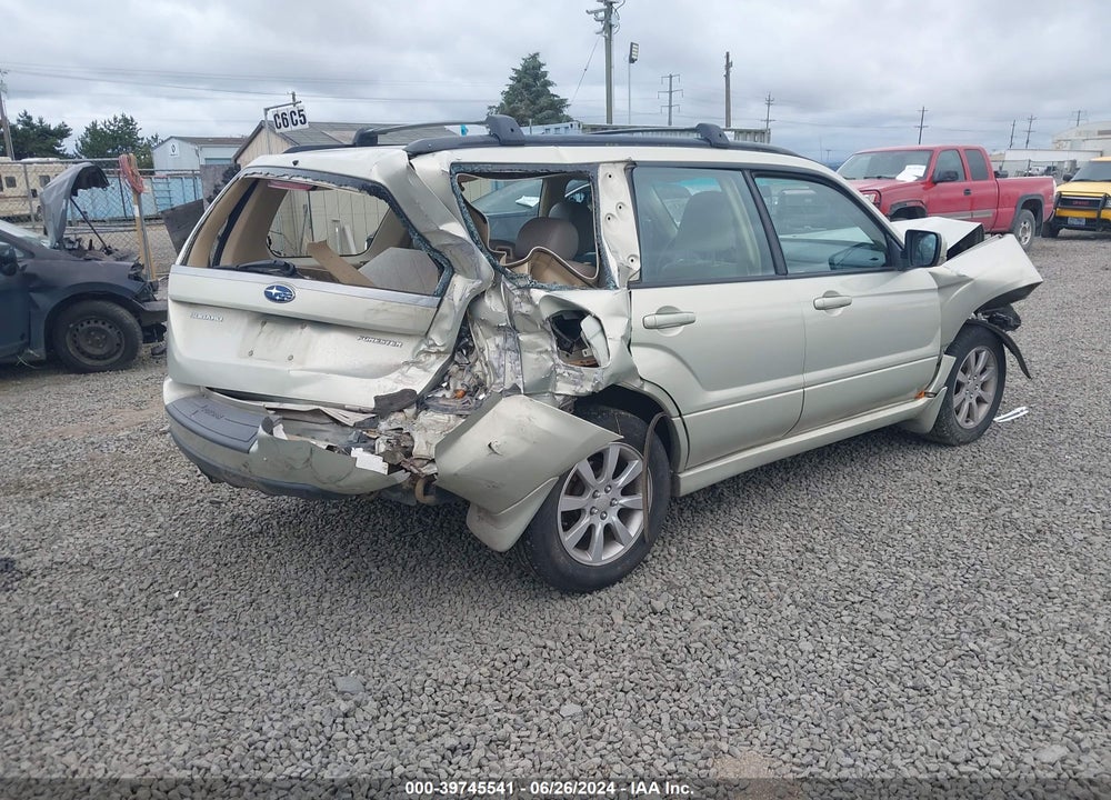 2006 SUBARU FORESTER 2.5X VIN: JF1SG65656H739434
