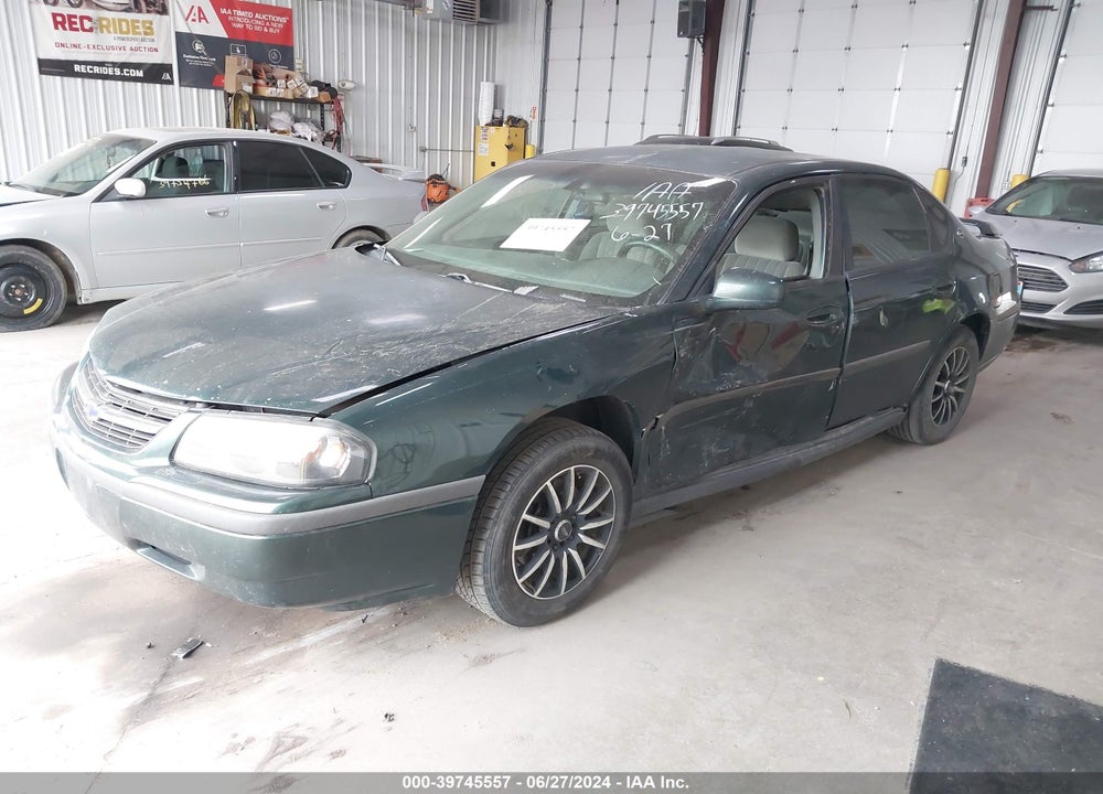 2002 CHEVROLET IMPALA VIN: 2G1WF55E829371161