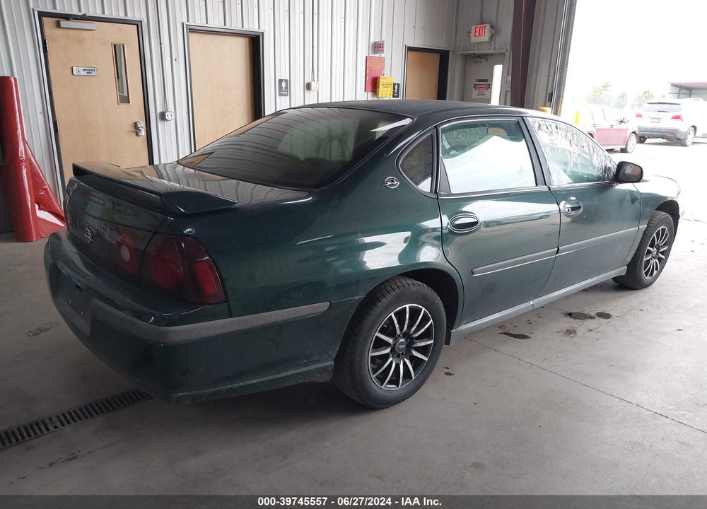 2002 CHEVROLET IMPALA VIN: 2G1WF55E829371161