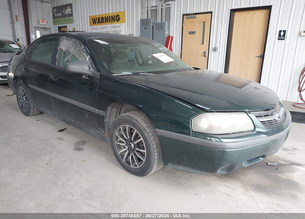2002 CHEVROLET IMPALA VIN: 2G1WF55E829371161