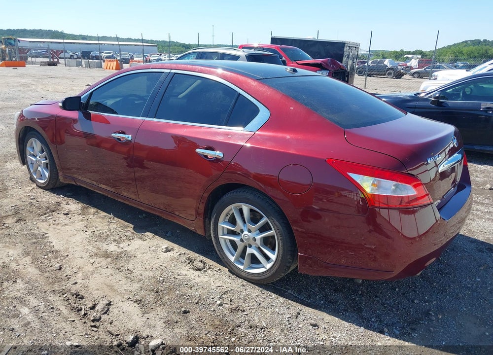2009 NISSAN MAXIMA 3.5 SV VIN: 1N4AA51E29C850156