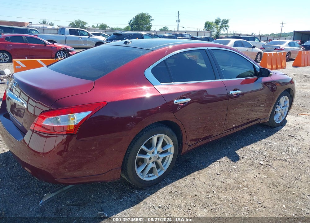 2009 NISSAN MAXIMA 3.5 SV VIN: 1N4AA51E29C850156