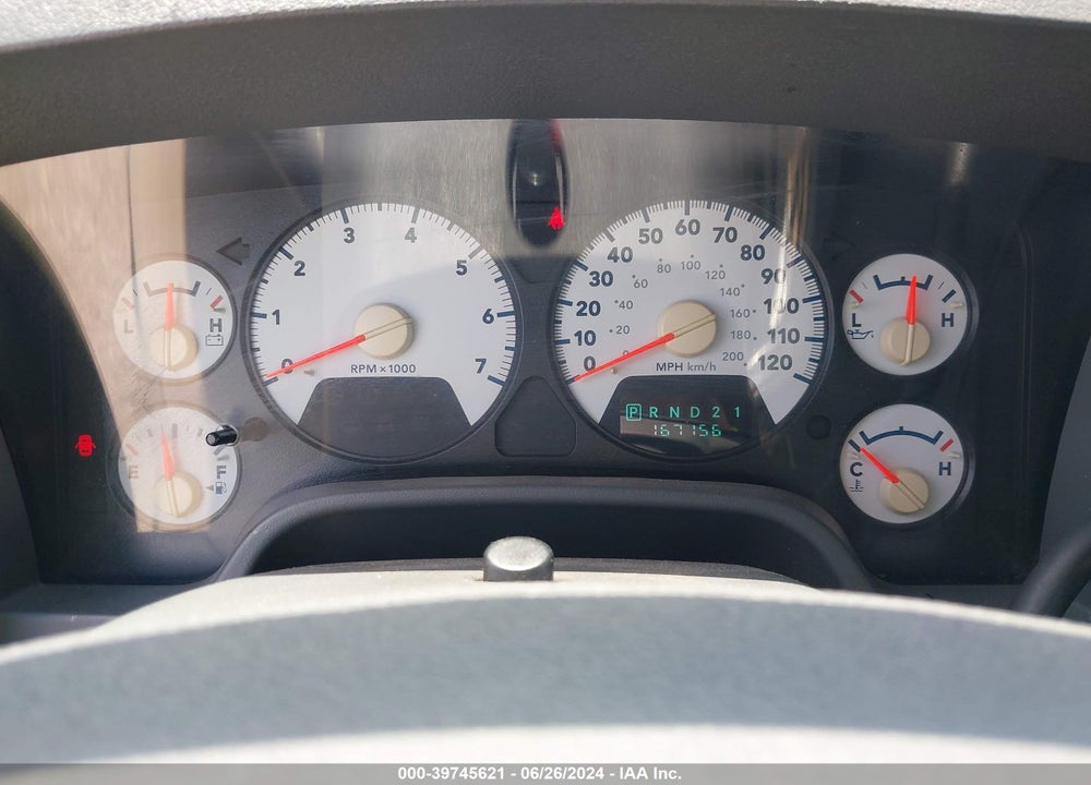 2006 DODGE RAM 1500 SLT VIN: 1D7HA18N86S625142